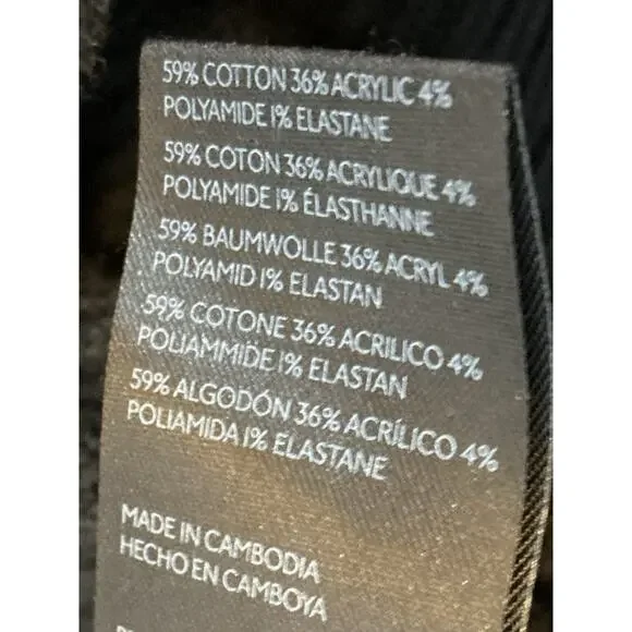 Free People Ottoman Slouchy Black Sweater Long Sleeve Tunic Dress XS - Picture 15 of 16